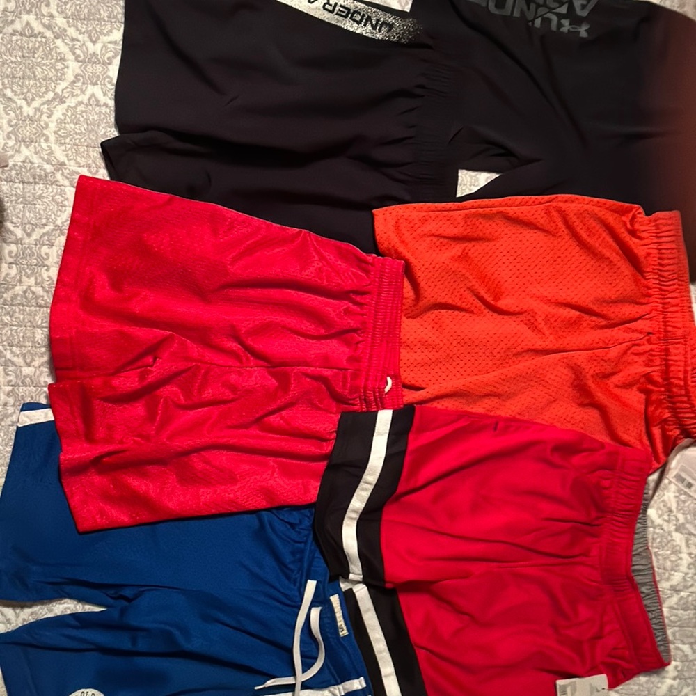 Bulk lot Boys 10-12 or YM shorts. Under Armour, Old Navy, BCG, A4.